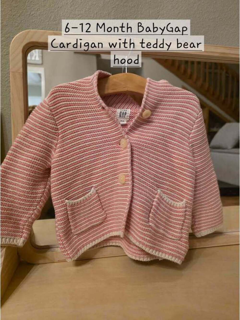 6-12 Month BabyGap Teddy Cardigan
